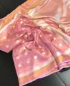 Fancy Pure Tissue Linen Saree thumb 2