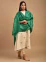 Fancy Tussar ghichha silk dupatta  thumb 4