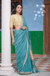 Formal Wear Linen By Linen Saree