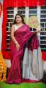 Kota Satpal saree with  selver Zari weaving  thumb 7