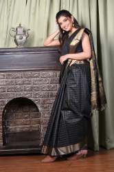 Kota Staple Zari Temple Border Saree