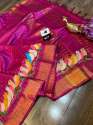 Kota Stepal coper Zari check Saree With Birdie Design thumb 9