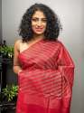 Latest Fancy Viscose multi collor saree thumb 4