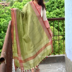 linen dupatta