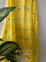 Linen embroidery work Dupatta