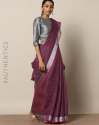 multi color cotton printed Linen saree  thumb 10