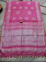 New Collection Cotton Linen Batik Print Saree thumb 10