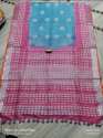New Collection Cotton Linen Batik Print Saree thumb 11
