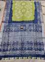 New Collection Cotton Linen Batik Print Saree thumb 12