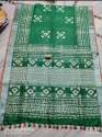 New Collection Cotton Linen Batik Print Saree thumb 14
