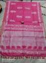 New Collection Cotton Linen Batik Print Saree thumb 3