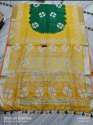 New Collection Cotton Linen Batik Print Saree thumb 7