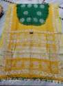 New Collection Cotton Linen Batik Print Saree thumb 8