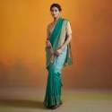 New Collection Plain Linen Tie Dye Saree For Women thumb 6
