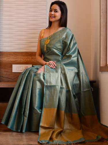 New Collection Tissue Linen Saree