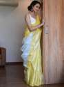 New Collection Tissue Linen Saree thumb 3