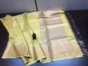 Plain Tissue Linen Weaving Saree thumb 5