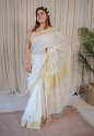 Plain Weaving Linen by Linen Saree thumb 2