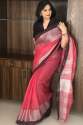Plain Weaving Linen by Linen Saree thumb 6