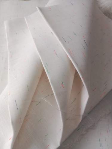 Plain White Linen Fabric