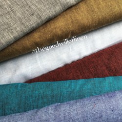 pure linen melange fabric