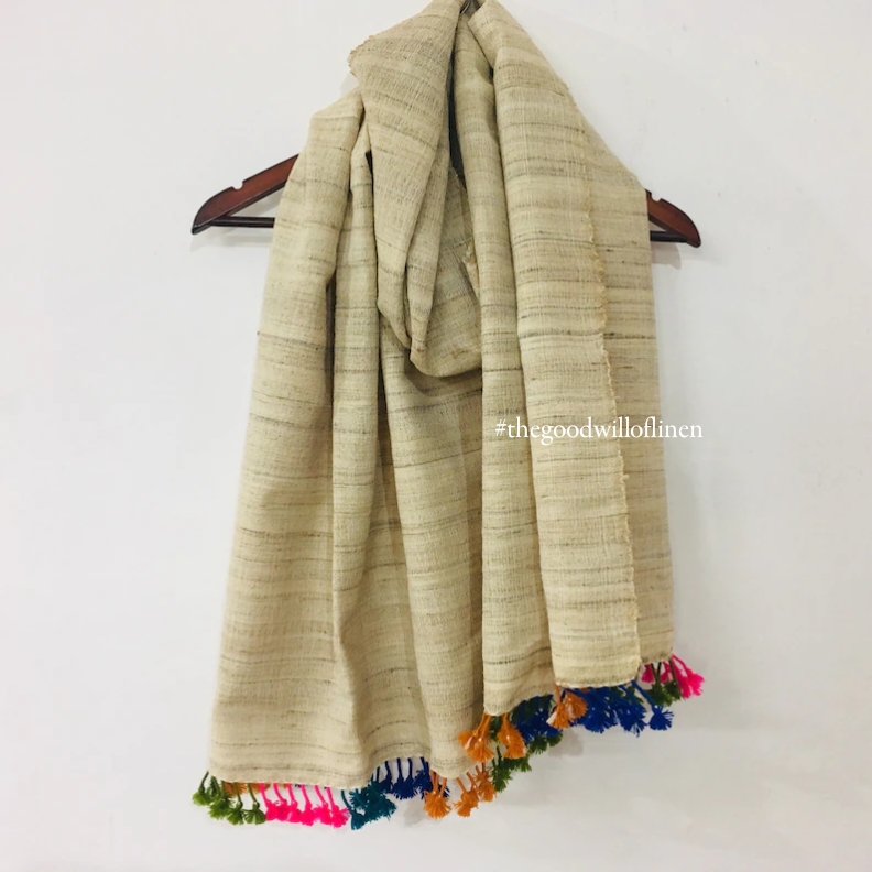 pure Tussar ghichha silk dupatta