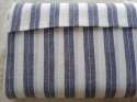 strips pattern Pure linen fabric