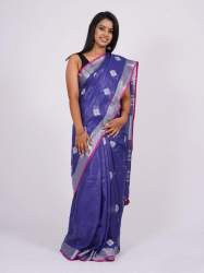 Trending formal wear Style Linen saree