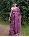 trendy-katan-silk-saree-with-contrast-blouse-for-w