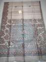 Tussar Ghiccha Madhubani Hand Paint Silk Saree thumb 9