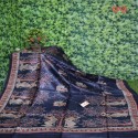 Tussar ghichha hand painted saree thumb 9