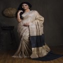 Tussar ghichha handloom weaving silk saree