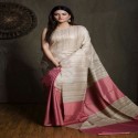 Tussar ghichha handloom weaving silk saree thumb 1