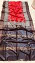 Tussar ghichha screenprint Silk saree With silk mark thumb 5