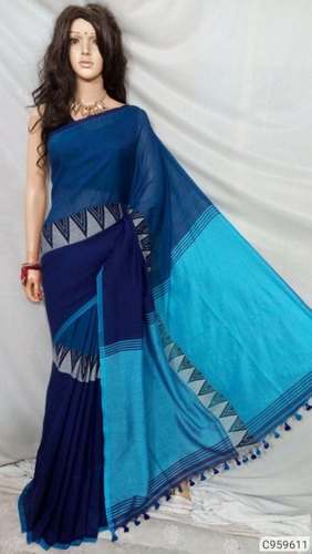 Fashionable Khadi Cotton Handloom Saree by Jmali Creations