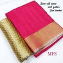 Pure Pink Maheshwari Saree