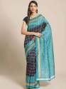 Fancy Art Silk Printed saree thumb 1