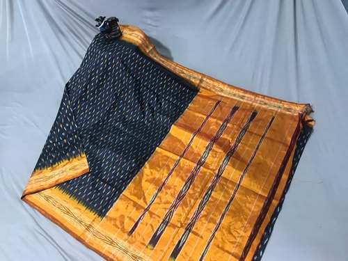 Unique Light Weighted Ikat Silk Saree  by Vijay Lakshmi Handlooms