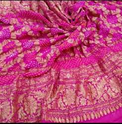 Wedding wear Gharchola Bandhani saree