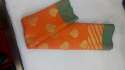 Designer Butta Orange Cotton Saree