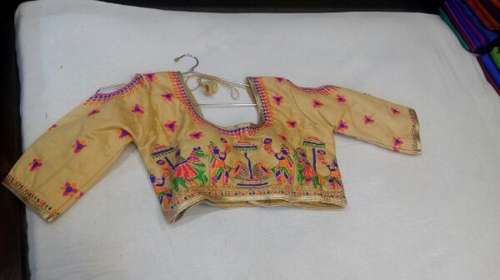 Fancy Embroidered Readymade Blouse  by Nandecha Sarees