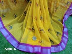 Fancy Linen Printed Saree 