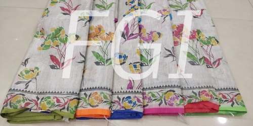 Unique Collection of Tissue Linen Saree by Fashion Guru