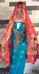 Designer Gotta Patti Georgette Dress Material 