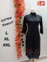 Formal wear Cotton Straight Kurti