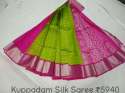  Pure Handloom Weaving Kuppadam Pattu Sarees thumb 2