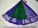  Pure Handloom Weaving Kuppadam Pattu Sarees thumb 3