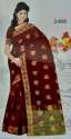 Designer Buti Work Silk Saree thumb 2