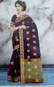 Designer Buti Work Silk Saree thumb 3