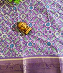 New Collection Dola Silk Violet Color Saree